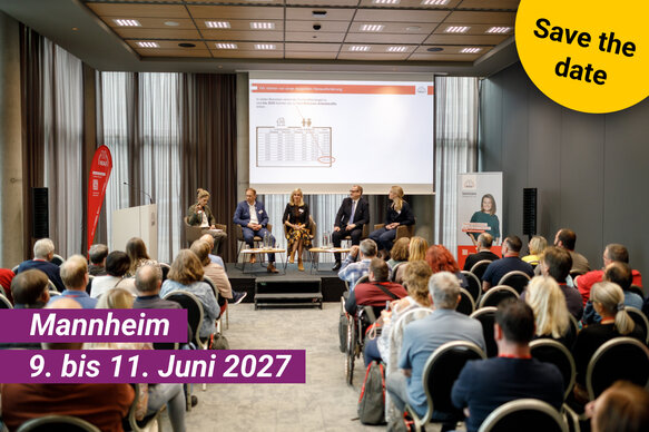 Podiumsdiskussion auf der W.A.F. SBV Fachtagung mit Fachreferenten und Teilnehmern. Save the Date: 9. bis 11. Juni 2027 in Mannheim. Podiumsdiskussion auf der W.A.F. SBV Fachtagung mit Fachreferenten und Teilnehmern. Save the Date: 9. bis 11. Juni 2027 in Mannheim.